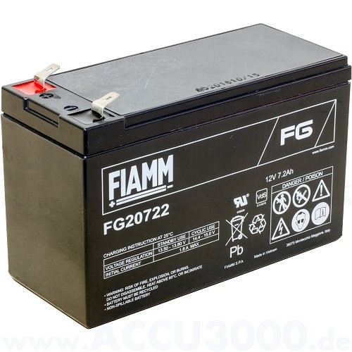 Аккумулятор fiamm fg 20722