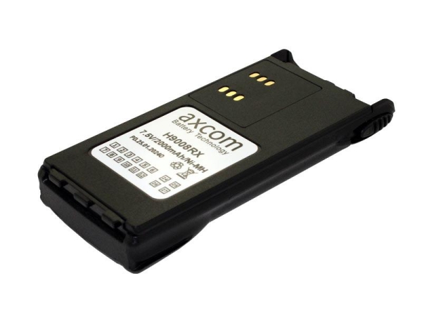 Etikett des H9008RX - Axcom Akku für Motorola GP140/320/GP340/GP360/GP380 